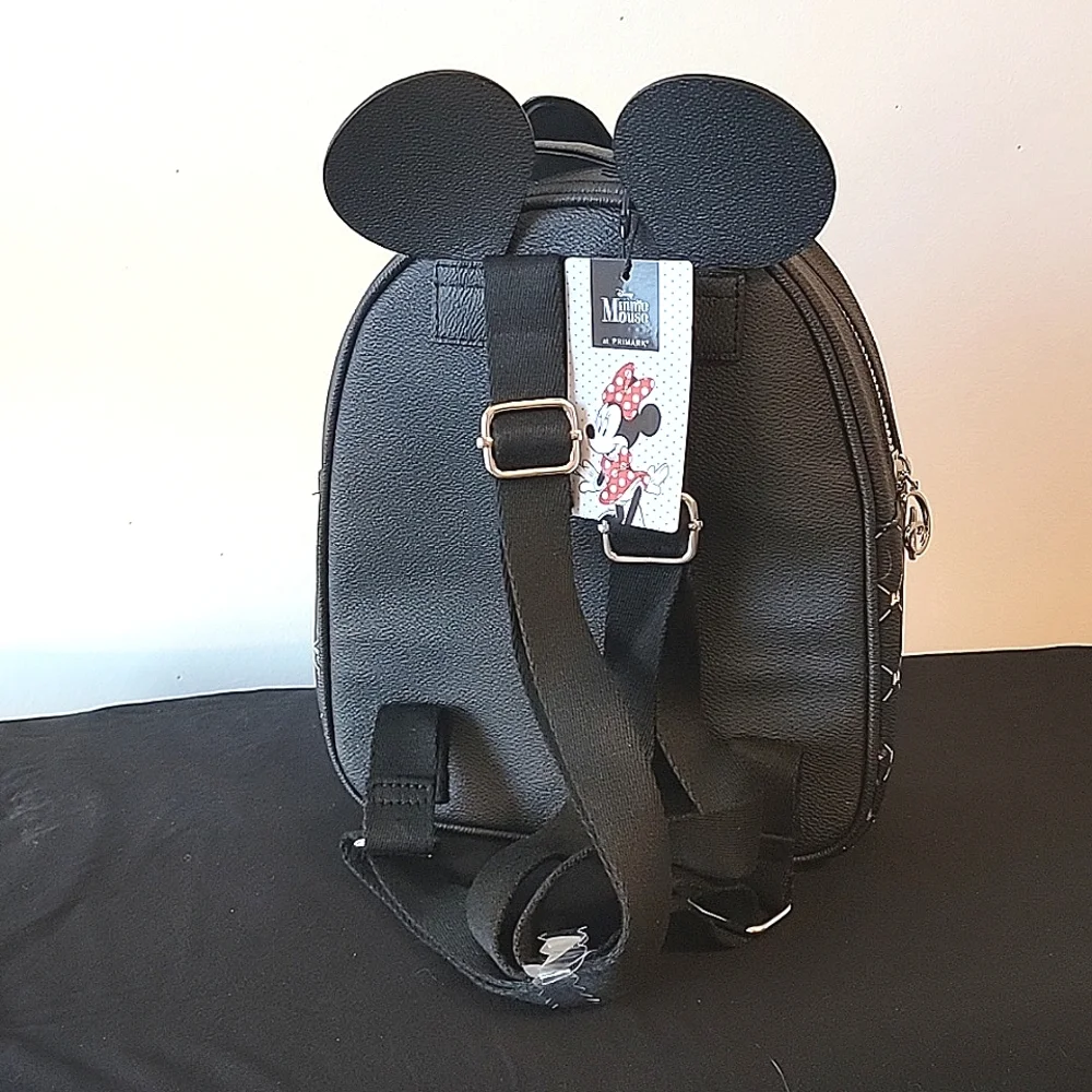NWT! Disney Minnie Mouse Monogram backpack Purse Bag
